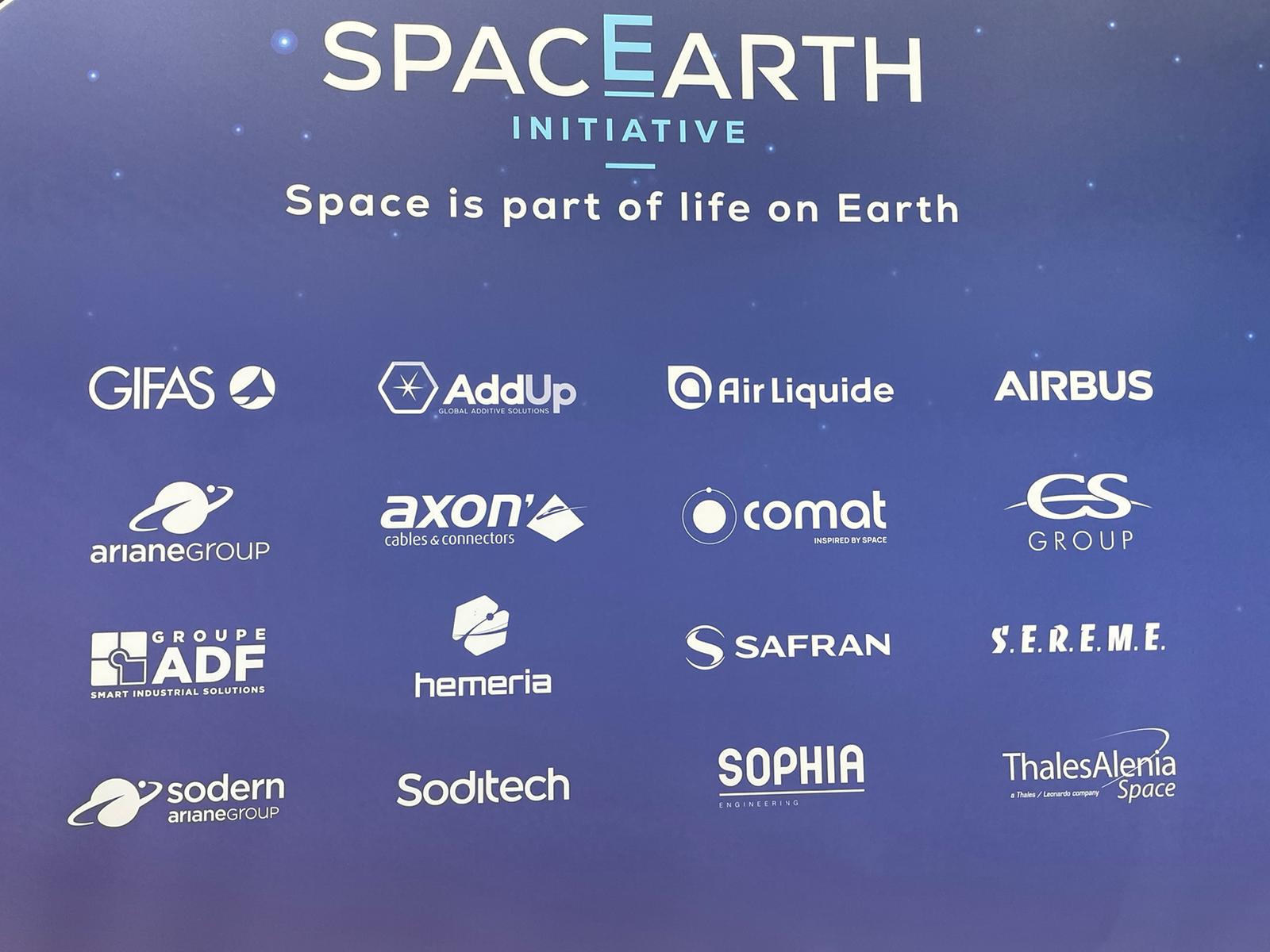 Sophia sous pavillon Space Earth Initiative sur IAC 2022